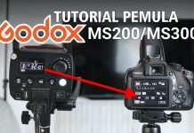 Cara Menyambungkan Lampu Studio Godox MS200 MS300 ke Kamera