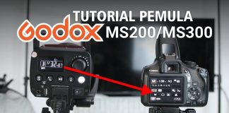 Cara Menyambungkan Lampu Studio Godox MS200 MS300 ke Kamera