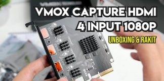 Rakit PC Komputer vMix OBS Live Streaming Pake Capture VMOX PCIE HDMI