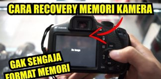 Cara Mengembalikan Foto Video di Memori Kamera Yang Sudah Ke Format
