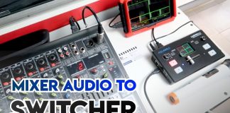 Cara Menyambungkan Mixer Audio ke Switcher Feelworld Livepro L1 V1 – Ambil Suara Dari Mixer Sound