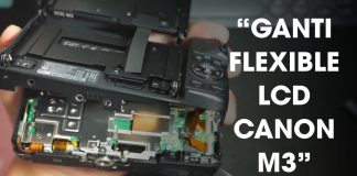 Cara Service Flexible Kamera Mirrorless Canon EOS M3