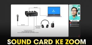 Cara Menghubungkan Sound Card Audio Inferface ke Laptop Untuk Zoom Meeting