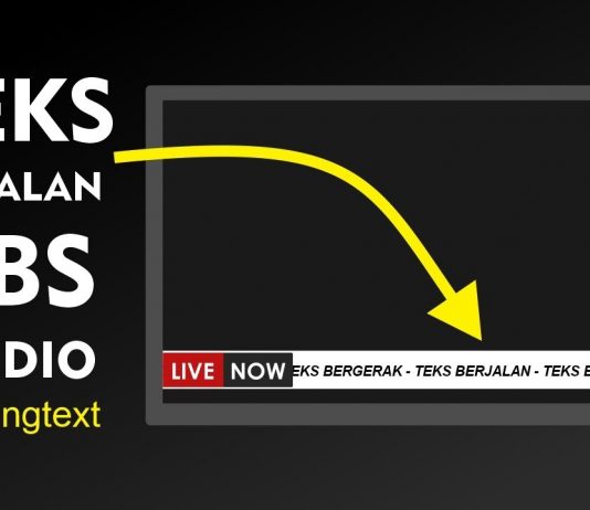 Cara Membuat Running Text di OBS Studio – Teks Berjalan