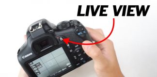 Penyebab Kamera Canon Tidak Bisa Live View DSLR Camera EOS 1300D