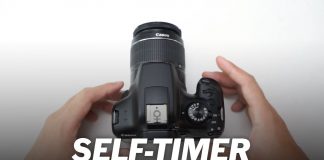 Cara Setting Timer Photo Otomatis di Kamera DSLR Canon 1300D