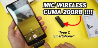 Hasil Mic Wireless Untuk Smartphone Cuma 200rb – Mic Wireless M9
