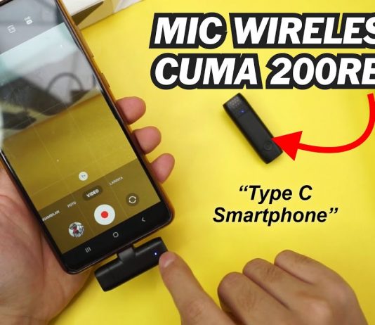 Hasil Mic Wireless Untuk Smartphone Cuma 200rb – Mic Wireless M9
