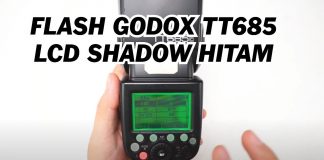 Mengatasi LCD Flash Godox TT685 Ada Flex Hitam Shadow Bayangan Hitam di Layar Cara Memperbaiki LCD Flash Godox
