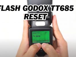 Cara Reset Settingan Flash Godox TT685C Batam Kamera