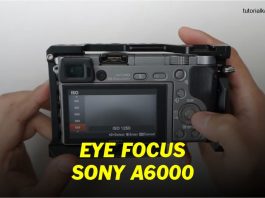 Cara Mengaktifkan Mode Mata Sony A6000 - Tutorial Kamera