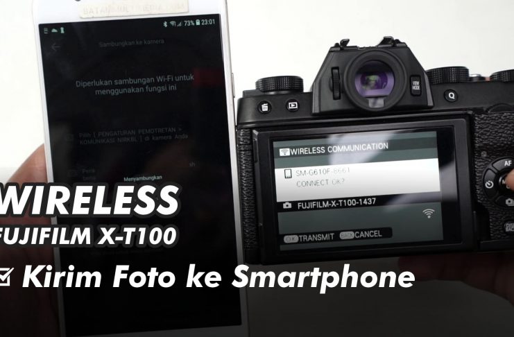 Cara Nyambungkan Fujifilm X-T100 ke Smartphone