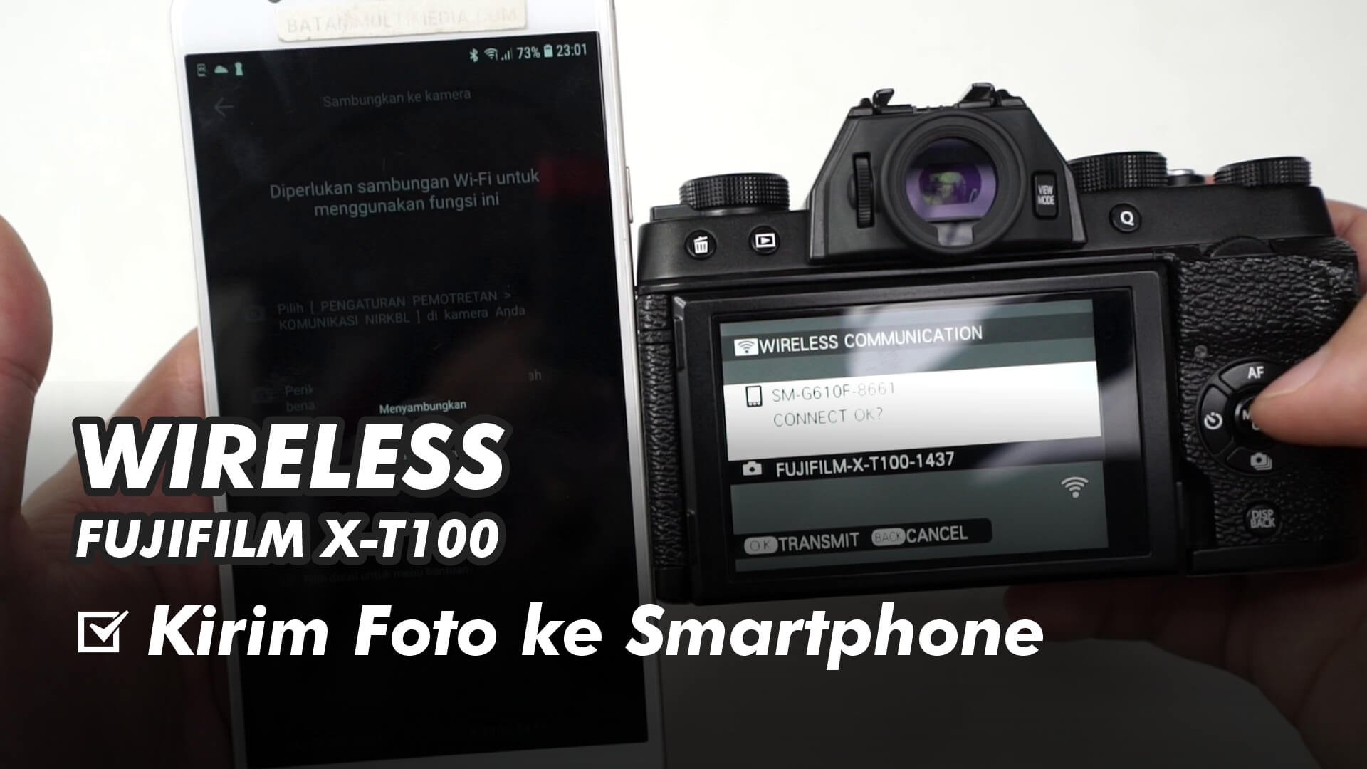 Cara Memindahkan Foto Video Kamera Mirrorless Fujifilm X T Ke Smartphone Pake Wireless