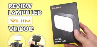 Review Lampu LED Video VIJIM VL100C Indonesia Review Lampu Video Vijim VL100C Ulanzi Indonesia