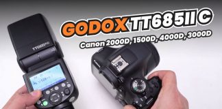 Flash Godox TT685II C Support Kamera Canon 1500D 2000D 3000D 4000D? Pasti Bisa Flash Godox TT685II Versi Terbaru Firmware