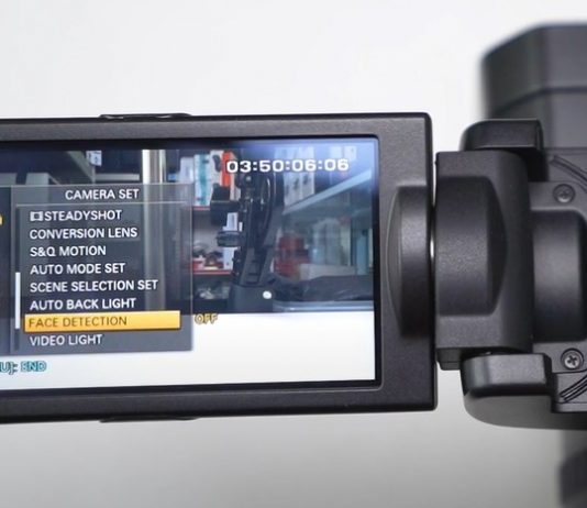 Cara Mengaktifkan Autofokus Wajah Face Detection Sony NX100 Setting Fokus Wajah Otomatis Sony NX100