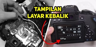Cara Memperbaiki Kamera Canon 750D Layar Tidak Balik Otomatis Rotasi Error Cara Service Layar Kamera Canon 750D Terbalik Rotasi Error