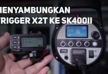 Cara Menyambungkan Trigger X2T ke Lampu Godox SK400II