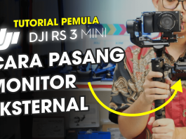 Cara Pasang Monitor di Stabilizer DJI RS 3 Mini - Ali Majid Wardana