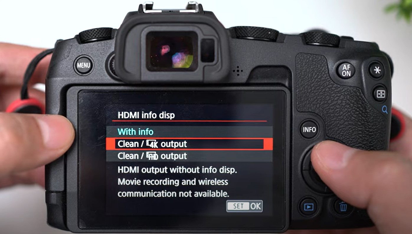 Cara Setting Clean HDMI Output Caon EOS R