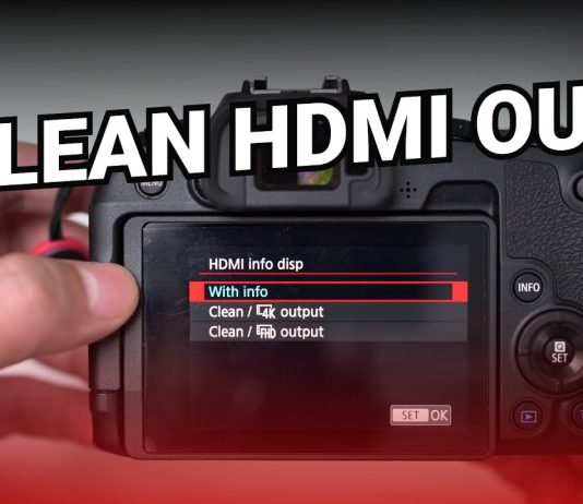 Cara Setting Clean HDMI Out Kamera Canon EOS RP
