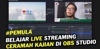 Cara Membuat Siaran Langsung Acara Ceramah Kajian di Masjid