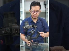 Cara Mode Portrait Gimbal Feiyu Sp C